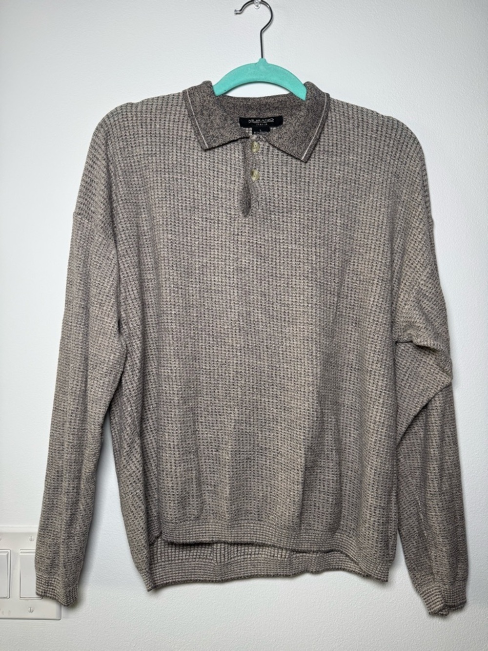 Vintage Murano Italia Crewneck Polo Sweater